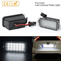 2pcs smdled number licence plate light assembly cool white lamps bulb for ford kuga mondeo focus s max b max c max fiesta ranger