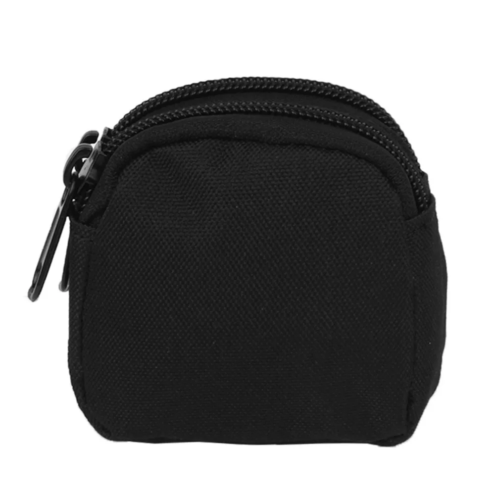 MOLLE тактический EDC чехол Портативный ключ кошелек держатель многофункциональный поясной ремень сумка портмоне сумка для спорта на открытом воздухе аксессуар сумка - Цвет: 01 BLACK