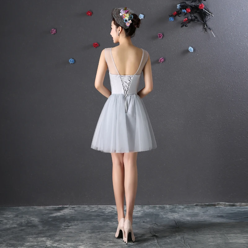 Подростковые короткие платья для невесты Элегантное свадебное платье гостей