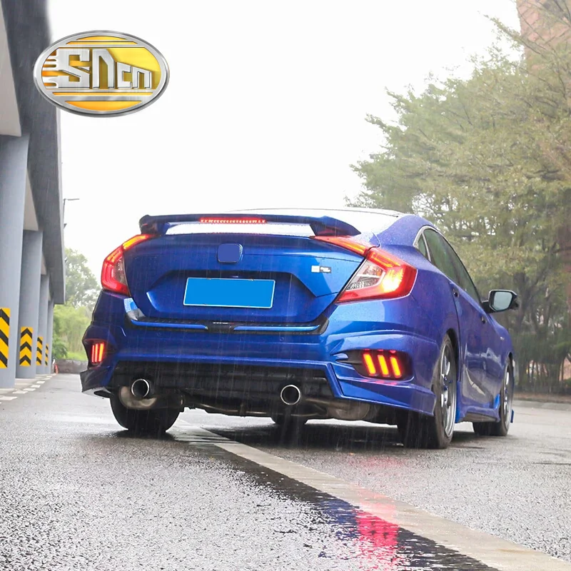 Для Honda Civic 2016 2017 2018 10 й Многофункциональный светодиодный задний светильник