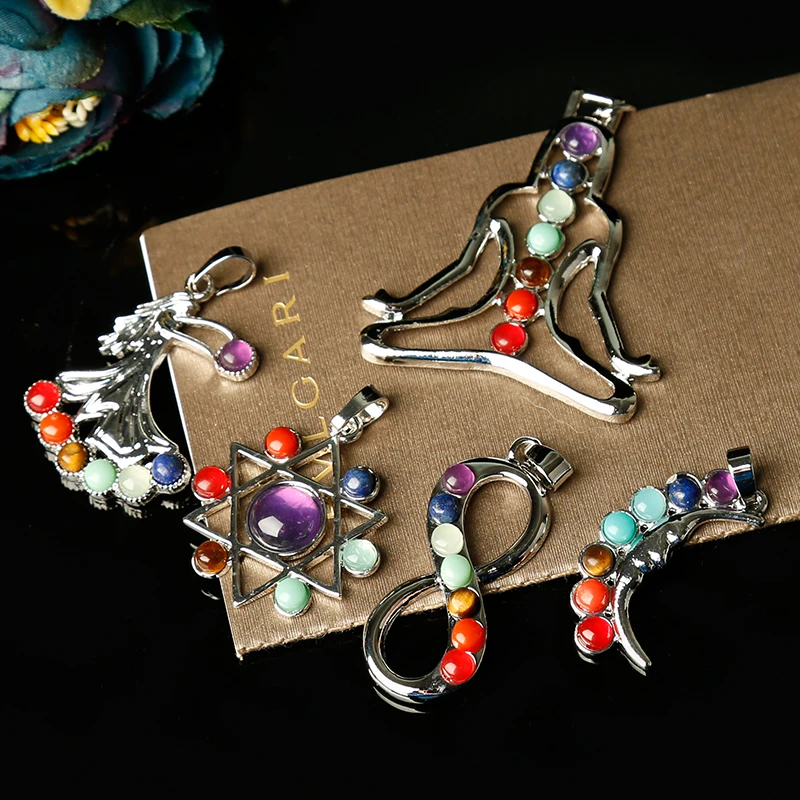 1 шт. Стильная красочная Настоящая Натуральная подвеска ювелирные изделия