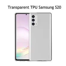 Transparent TPU Soft Package Cover for Samsung Galaxy Note20 10 9 8 Plus Clear Phone Case for S10 S20 S21 Ultra S8 S9