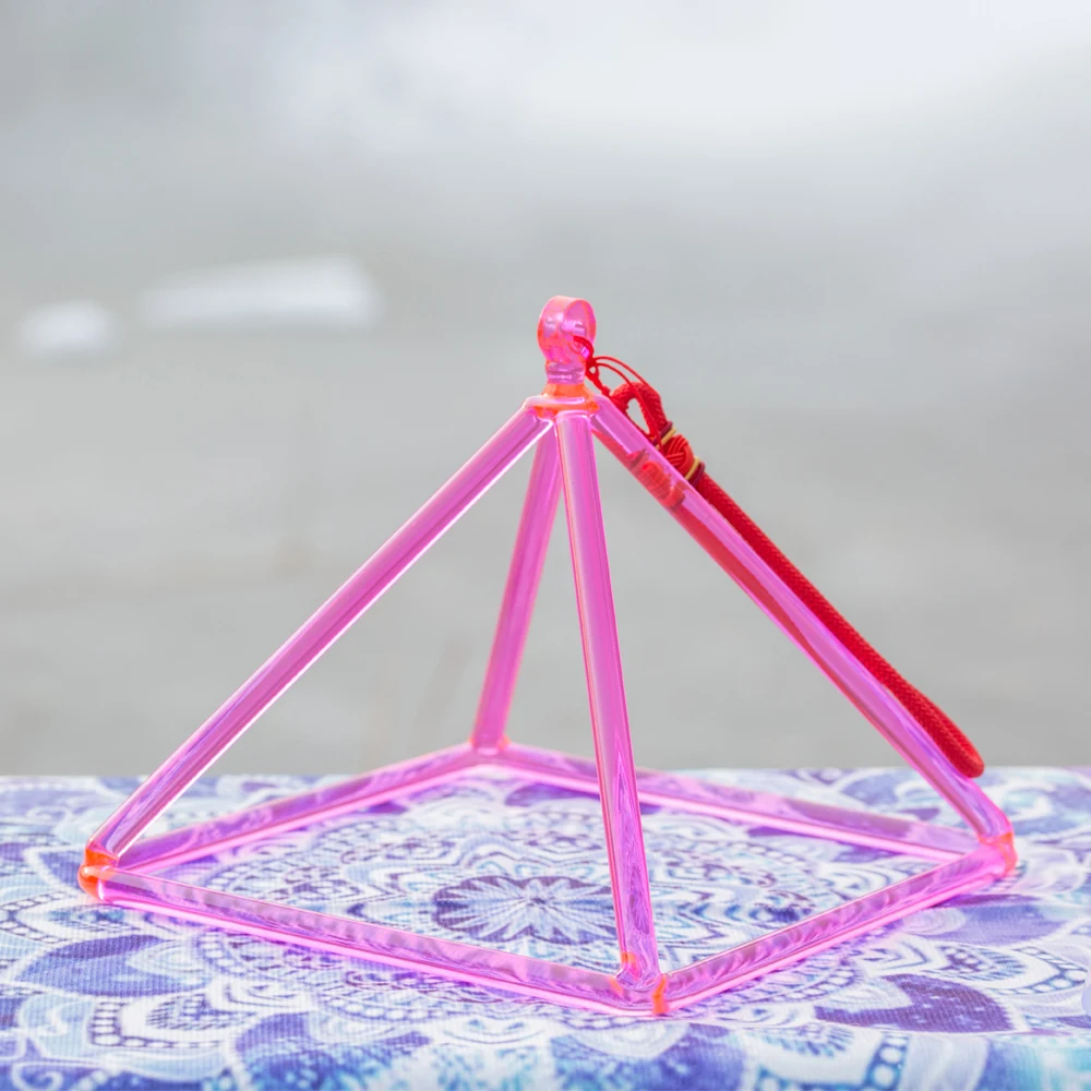 Пирамида пения с кристаллами 8 дюймов|Колокольчики и звонки| |