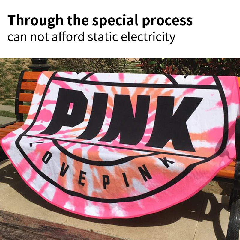 

Beach Towels Blanket Round Beach Mat Sand Outdoor Portable Camping Picnic Mat Beach Towel Travel Summer Mat Large Beachtowel