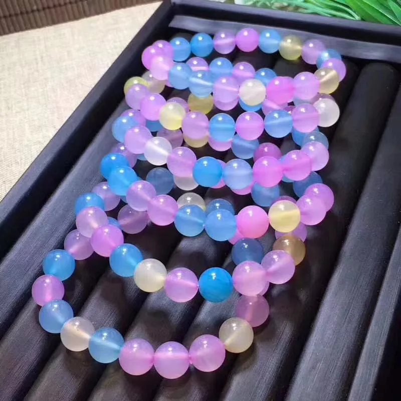 Морган агат розовые нефритовые бусины искусственный кристалл конфетных цветов