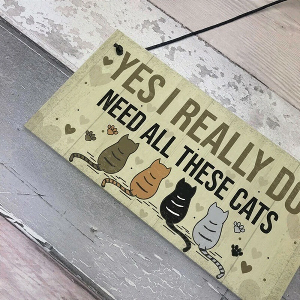 1 шт. деревянная подвесная табличка в виде кошки|Таблички и знаки| |