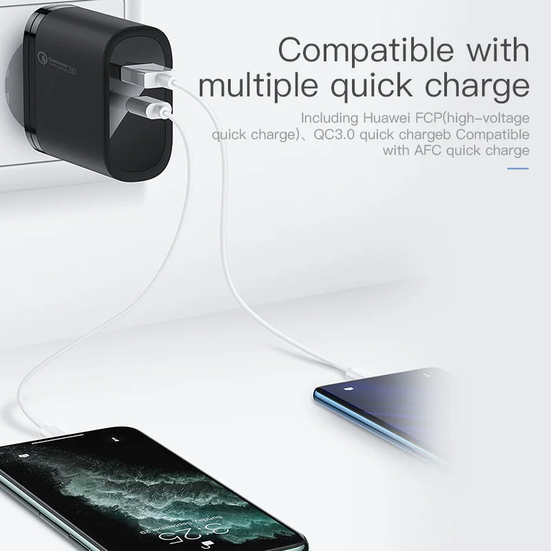 KUULAA Quick Charge 4,0 3,0 36 Вт USB зарядное устройство PD 3,0 Supercharge Быстрая зарядка зарядное устройство для телефона для Xiaomi Mi 9 8 iPhone X XR XS Max