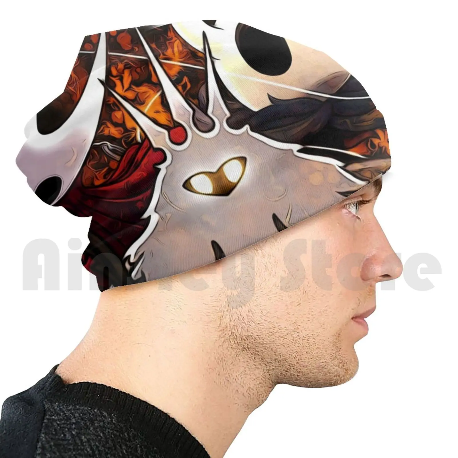 

True End Beanies Pullover Cap Comfortable Hollow Knight Bleach Gentleman Hole Demon Indie Gamer Videogames Ichigo