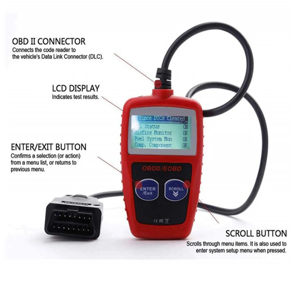 Считыватель кодов CAN OBD2 MS309 MaxiScan инструмент для диагностики неисправностей