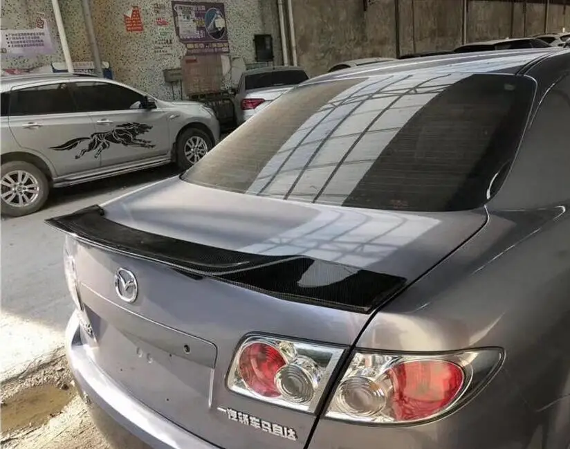 Высокое качество углеродного волокна задний багажник спойлер крыло подходит для