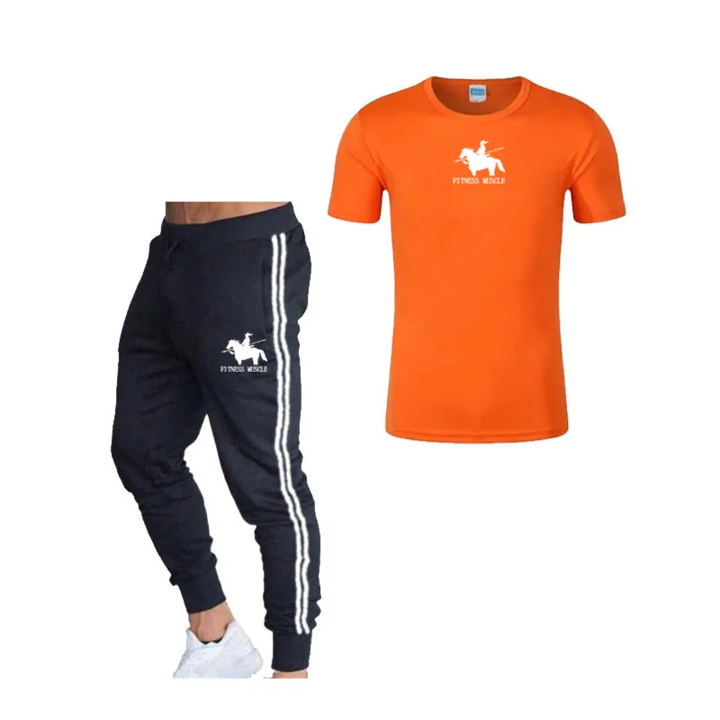 Высококачественные Компрессионные Мужские спортивные костюмы быстросохнущие