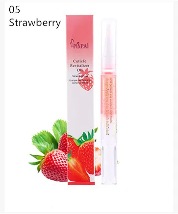 Strawberry 1 шт., алоэ, питательная масляная ручка для ногтей, лечение кутикулы, восстанавливающее масло, предотвращающее появление Agnail, маникюрные инструменты для ухода за ногтями, Прямая поставка - Цвет: Strawberry