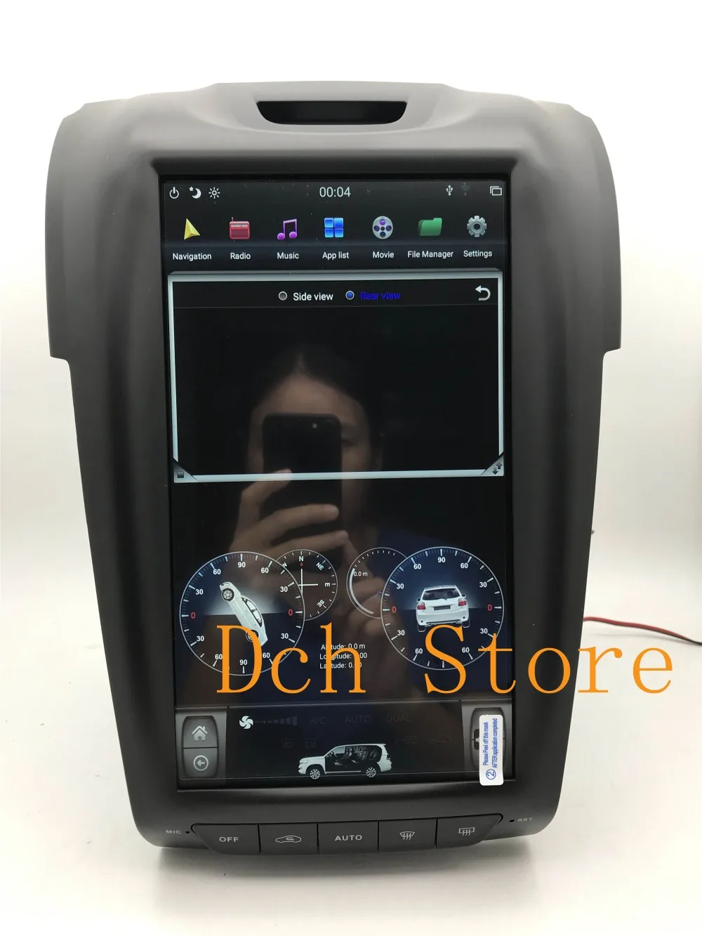 12,1 дюймов вертикальный tesla стиль Android 8,1 автомобильный dvd-плеер gps навигация радио для ISUZU D'MAX DMAX MUX 2012-Chevrolet S10 стерео
