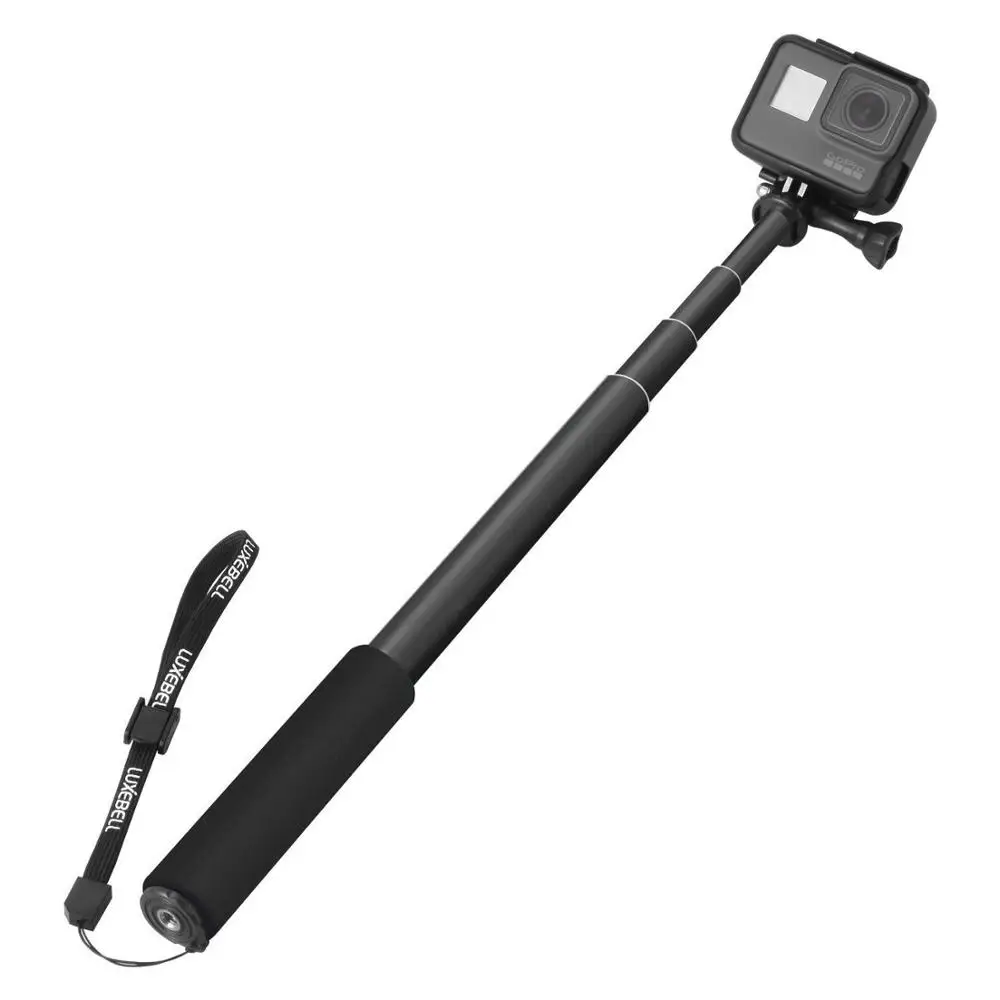 Алюминиевый выдвижной монопод для селфи Gopro Hero 7 6 5 4 3 + Session Xiaoyi Xiaomi Yi 1 2 4K Lite SJcam