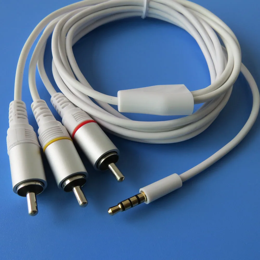 Аудиокабель 3 5 мм-3RCA 2 метра | Электроника