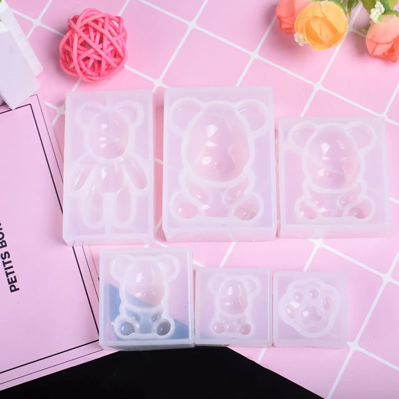 Форма сделай сам для подвесок в виде медведя из эпоксидной смолы инструменты