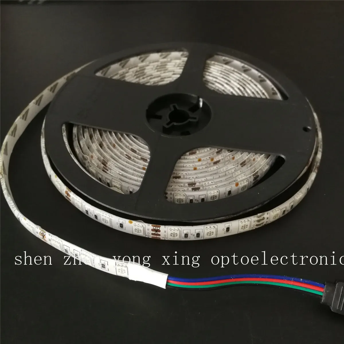 Гибкая Водонепроницаемая светодиодная лента SMD 5050 RGB 300 12 В постоянного тока 1 м 5
