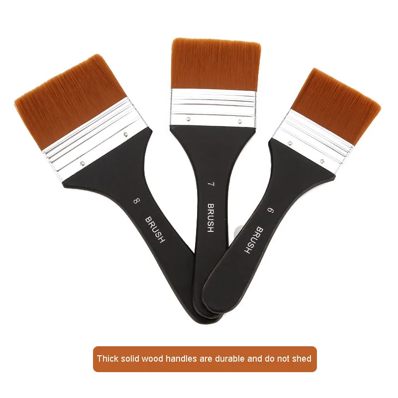 1 шт. нейлоновая кисть для рисования акварелью или гуашью | Канцтовары офиса и