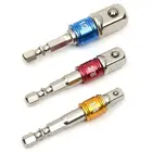 Переходник для гаечного ключа, набор сверл с шестигранным хвостовиком 12, 14, 38 со стальными шариками, ударный инструмент