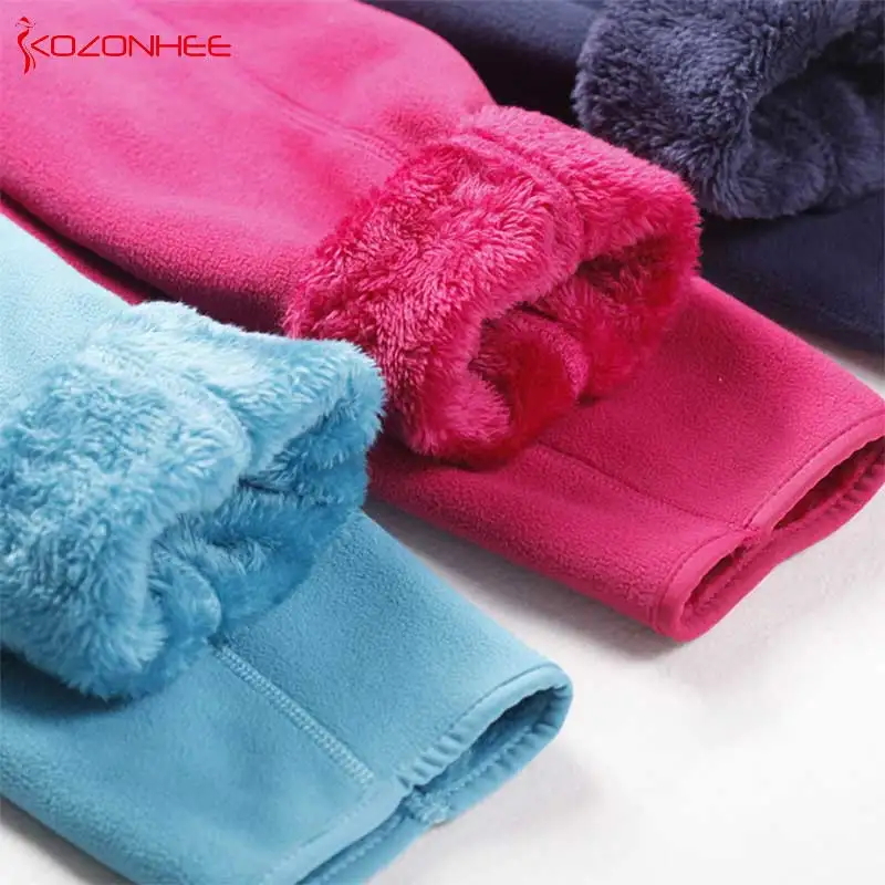 Зимние флисовые теплые женские зимние парки с длинным рукавом и воротником