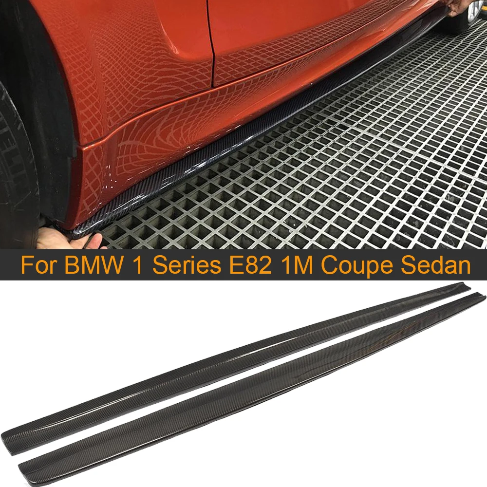 Боковые юбки из углеродного волокна для BMW E82 M 1M Coupe Sedan 2011 2016|for bmw|carbon fibercar styling |