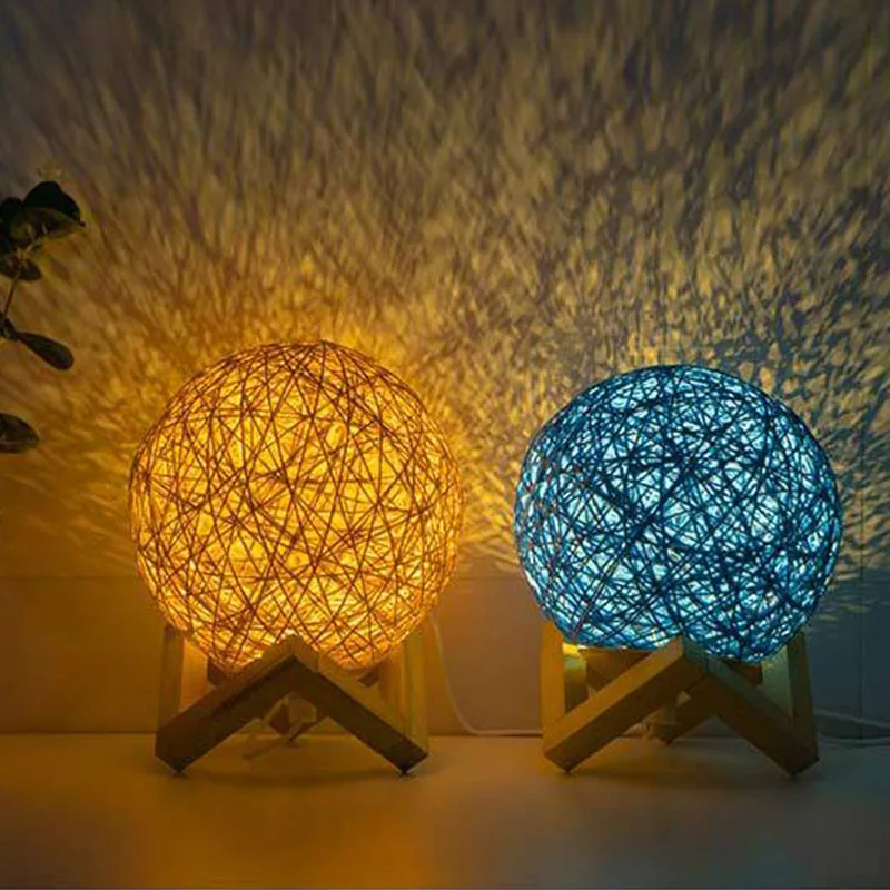 Звуковое управление Лунная лампа Ночной светильник 3D принт лунный светодиодный