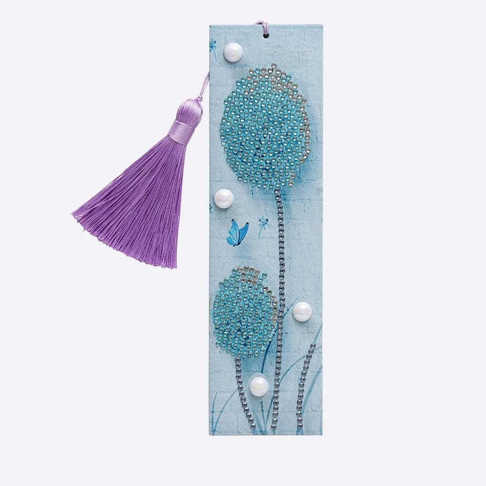 

5D Diamond Painting Bookmark Embroidery Art DIY Tassel Craft Book Mark Decor Embroidery Round Cross Stitch Kit Sewing Craft Kit
