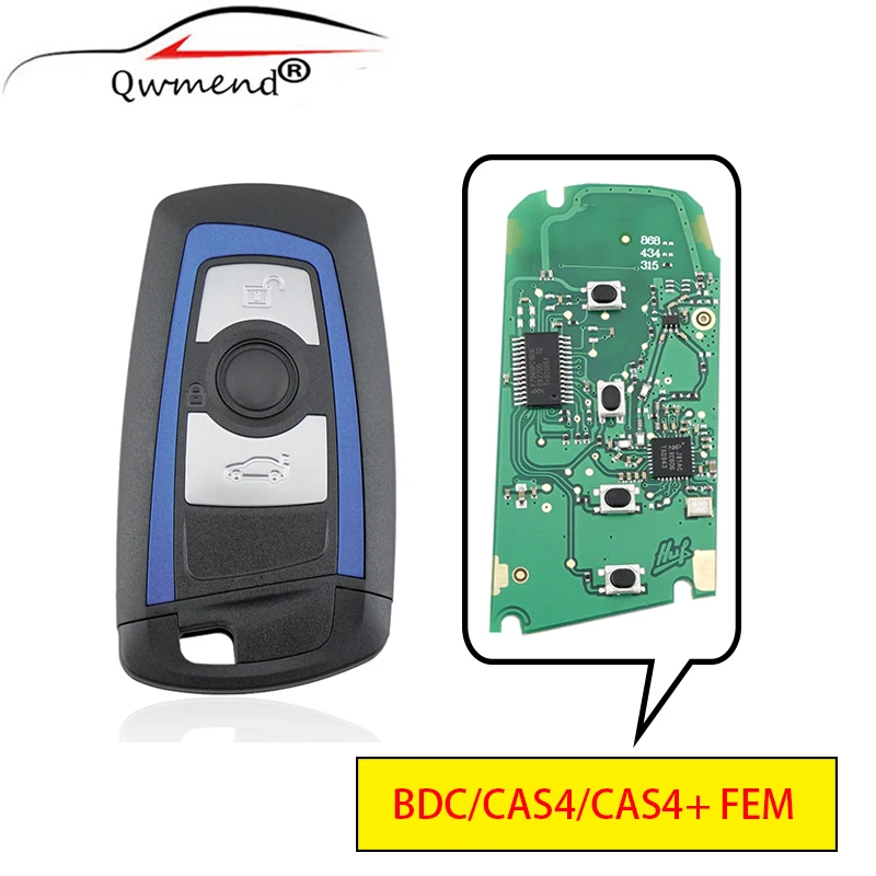 3 кнопки для ключа BMW BDC/CAS4/CAS4 + FEM Автомобильный Дистанционный ключ X5 X6 F20 F21 F46 5 Series