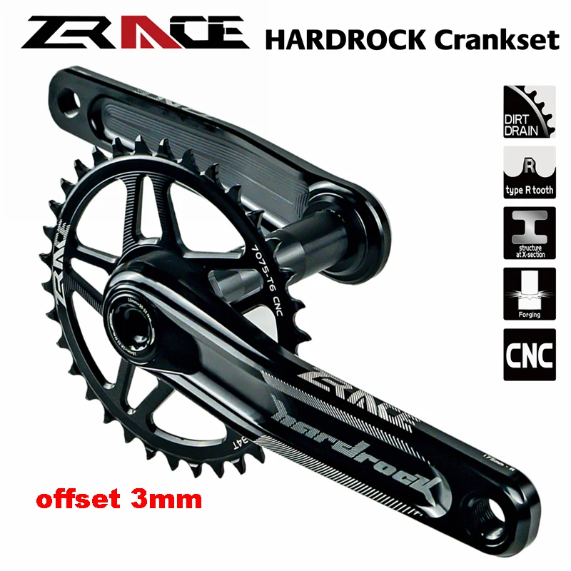 ZRACE HARDROCK 10 11 12 скоростной велосипедный кривошипный комплект с орлиным зубцом