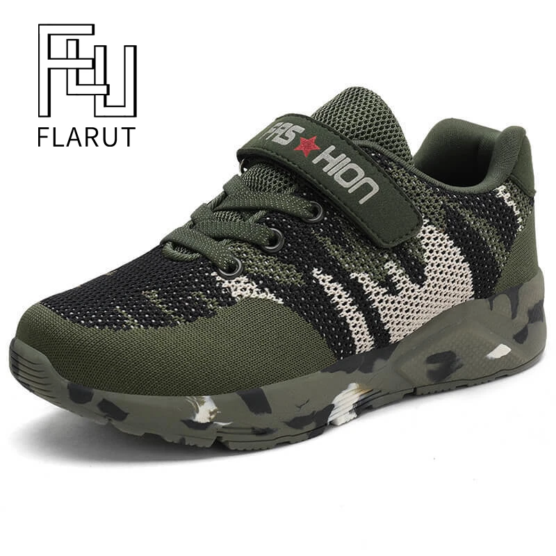Детская спортивная обувь FLARUT военные тренировочные камуфляжные кроссовки для