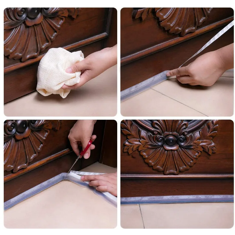 Самоклеящаяся силиконовая уплотнительная лента для дверного окна ветрозащитная