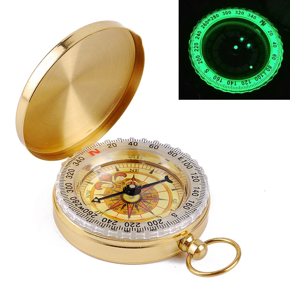 Pure copper compass G50 карманные часы Ретро Флип компас открытый альпинизм