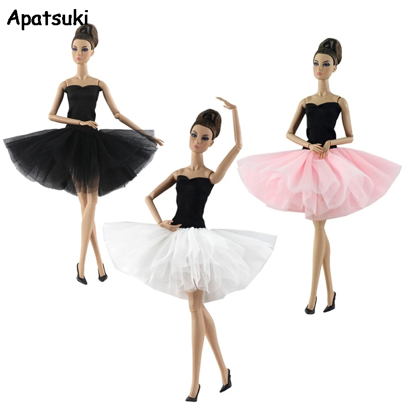 

Fashion Doll Clothes Short Ballet Dress For Barbie Doll Clothes Tutu Dresses Clothes For Barbie Doll Outfit 1/6 Doll Accessories