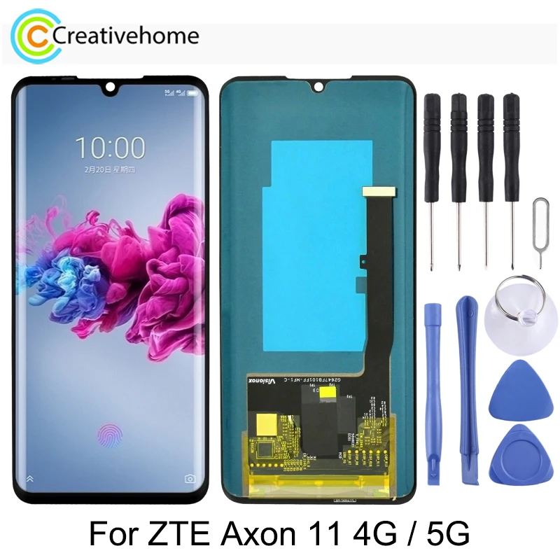 

AMOLED LCD Screen and Digitizer Full Assembly for ZTE Axon 11 4G / ZTE Axon 11 5G A2021 A2021G A2021L