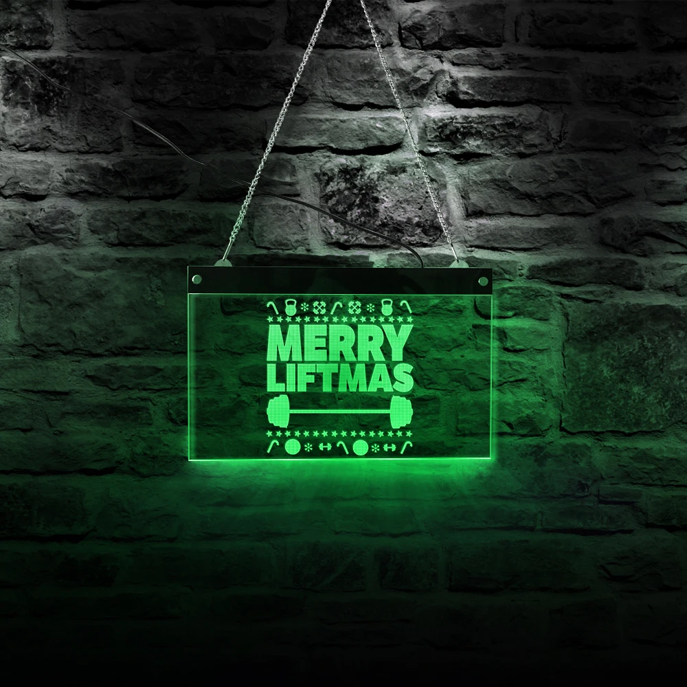 Xmas Merry Liftmas светодиодный неоновая вывеска для организаций и магазинов Вес