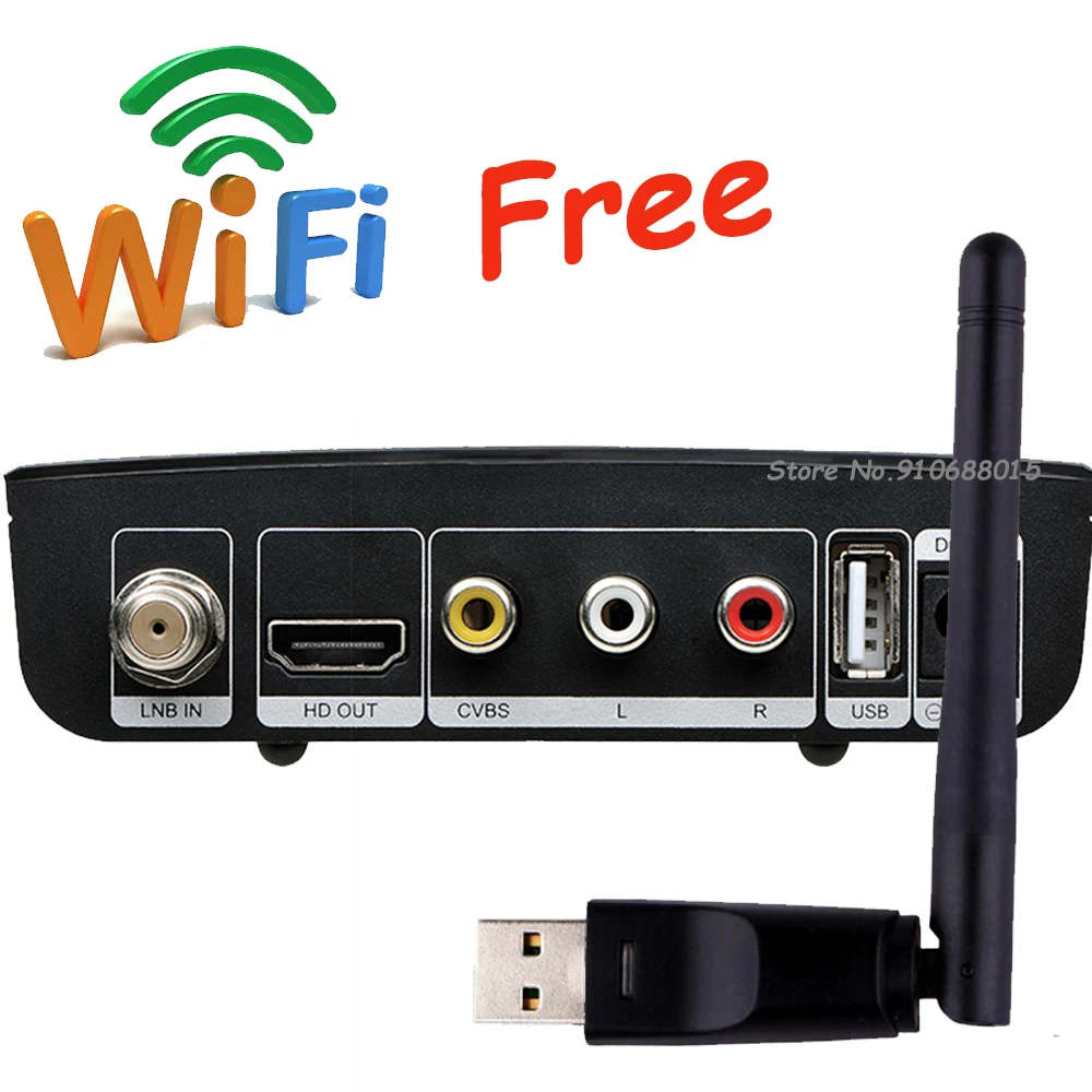 FTA 1080P Freesat v7 s2x DVB-S2-цифра спутниковый телевизионный ресивер с usb Wi-Fi Gtmedia v7s2x