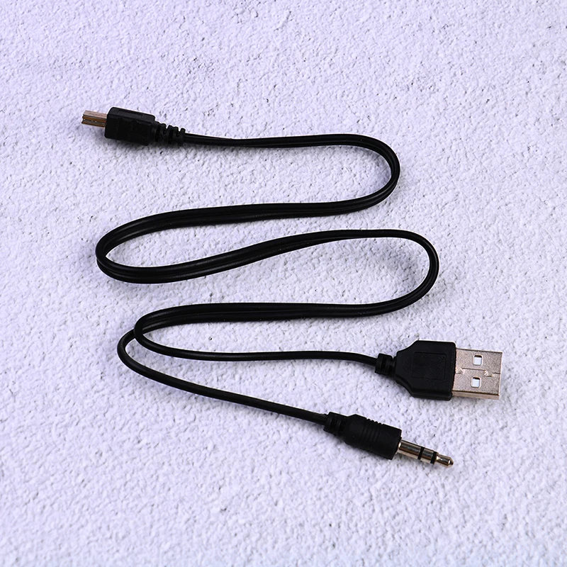 2 шт. динамик Mp3 MP4 плеер 40 см USB мини штекер-штекер 0 стандарт + 3 5 мм AUX аудио разъем