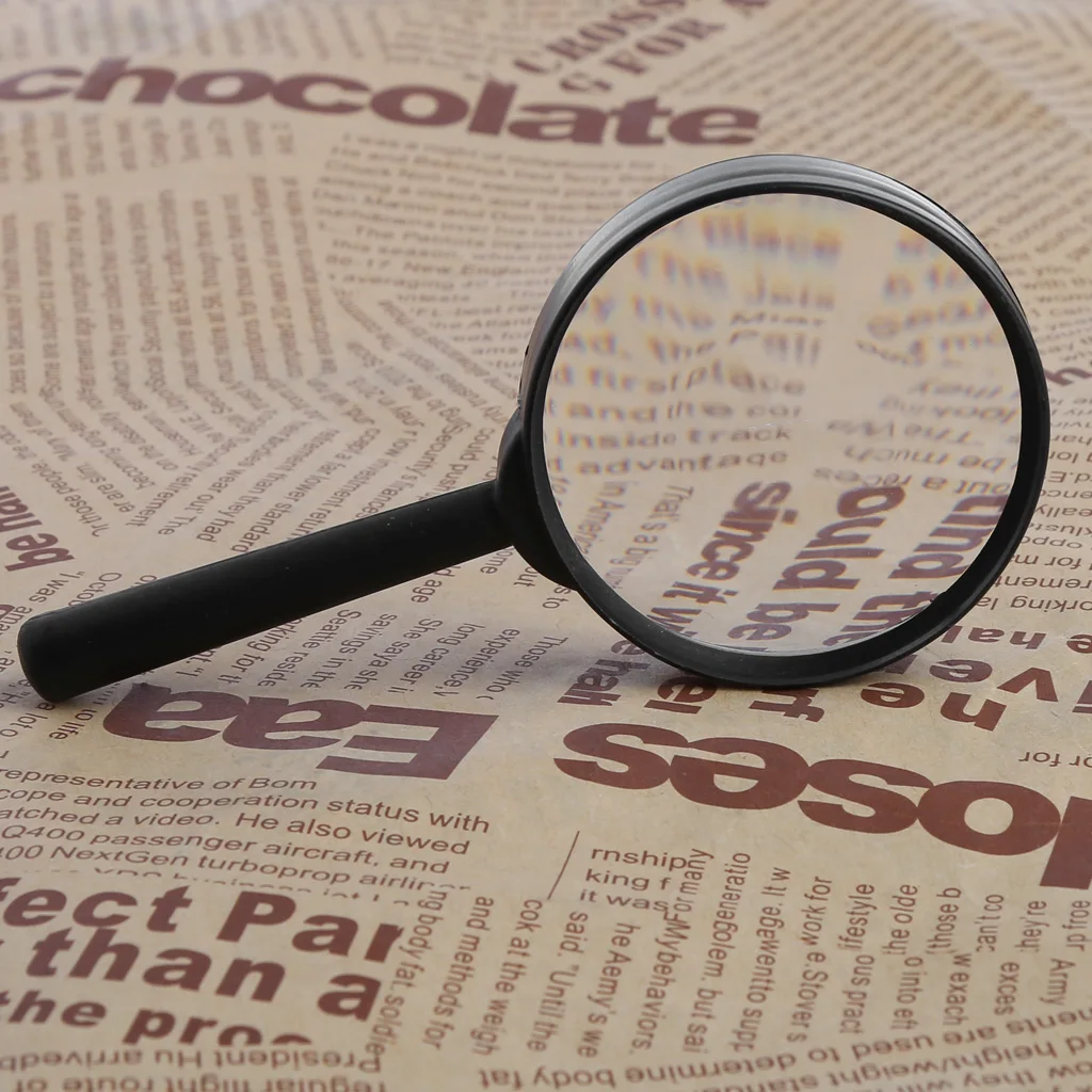 Увеличительное стекло 60 мм ручная Лупа 5X увеличительное для чтения|Лупы| |