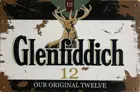 AMELIA Шарп металлический знак Glenfiddich жестяная вывеска Винтаж бар человек пещерный гараж Кухня домашнего украшения стены искусства знак 12X8 дюймов