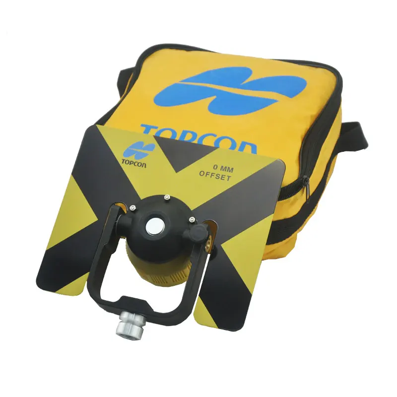 

AK18 Optical Prism For Topcon Total Station Surveying 5/8x11 Thread Yellow Single Prism with Soft Bag New Arrivals