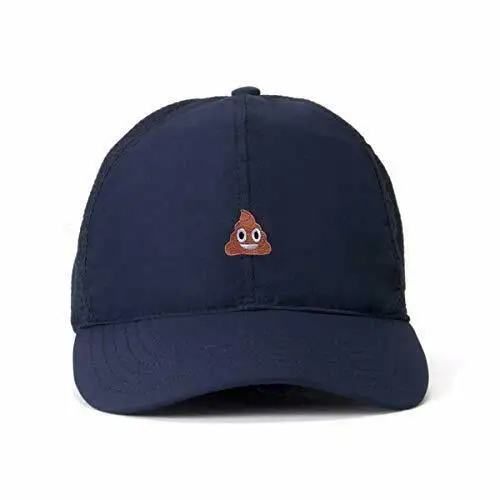 

Poop Expression Image Baseball Cap Printed Cotton Adjustable Dad Hat