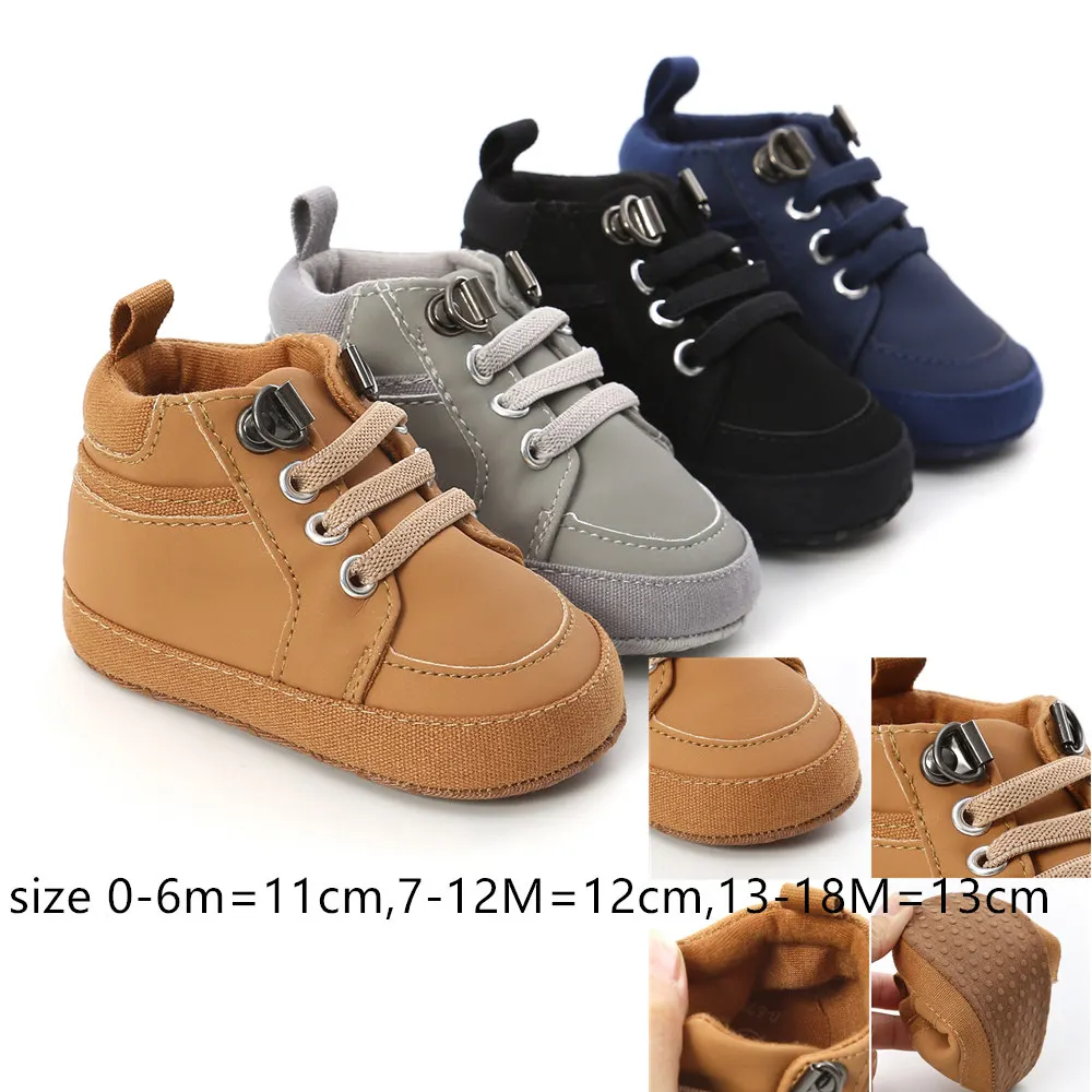 Кожаные кроссовки с высоким вырезом для маленьких мальчиков зимняя обувь