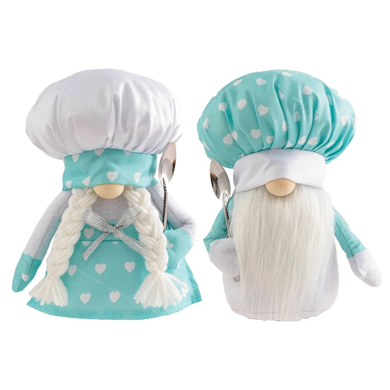 

Кулинария Tomte Gnome на День святого Валентина, украшения для кухни шеф-повара, плюшевая кукла ручной работы без лица, эльф, карликовые шведские ...