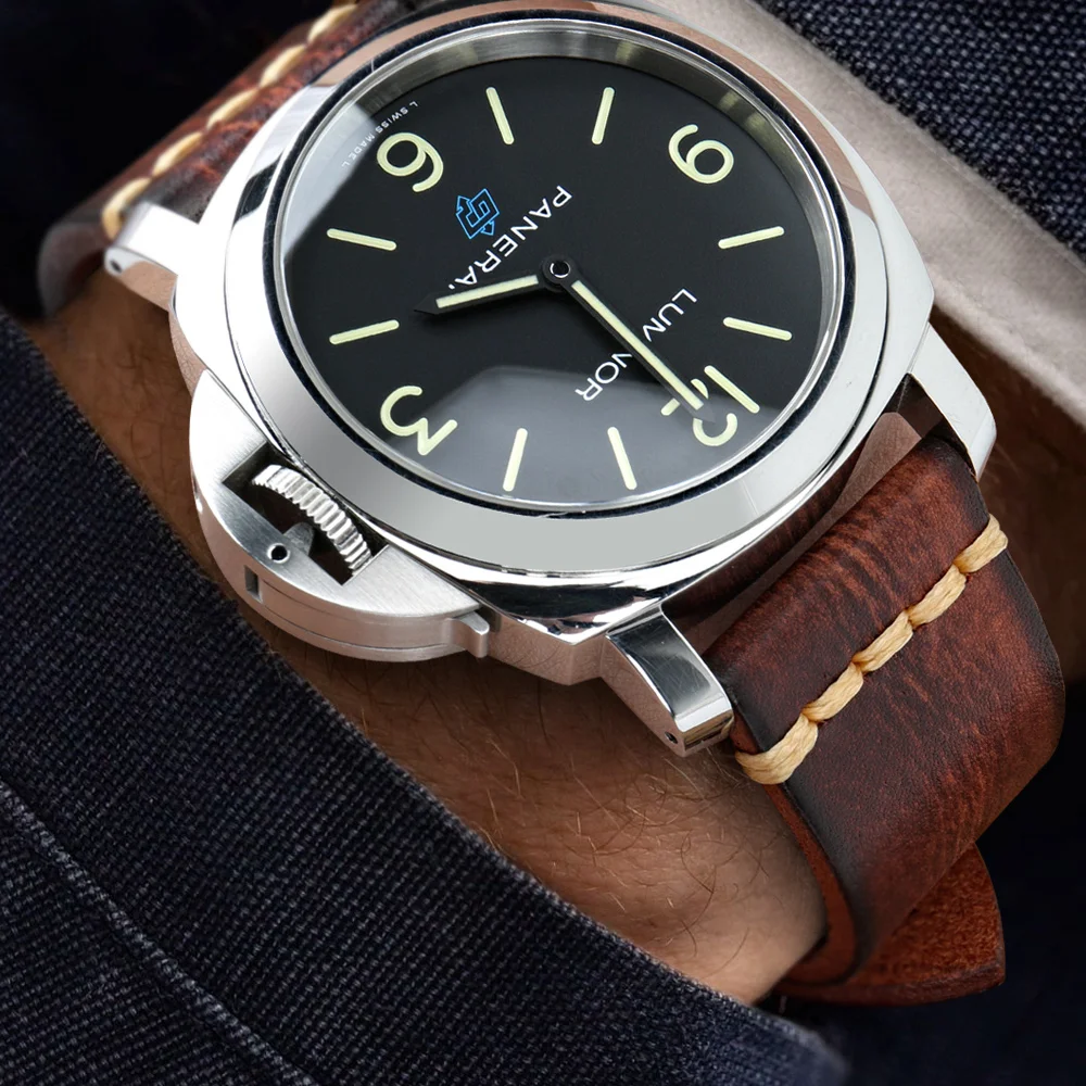 Leather Strap For rolex_watch man Watchband Galaxy Watch Strap 18mm 20mm 22mm 24mm Watch Band Wrist Bracelets Roes Gold Buckle