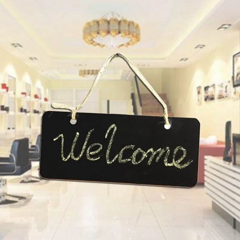 Подвесная Толстая деревянная доска стираемая блокнот с надписью подвесная