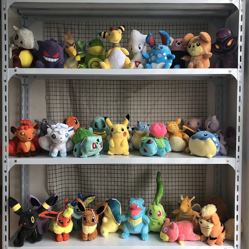Kawaii короткая футболка с героями из японского аниме Pokemoned мягкие игрушки Pikachued