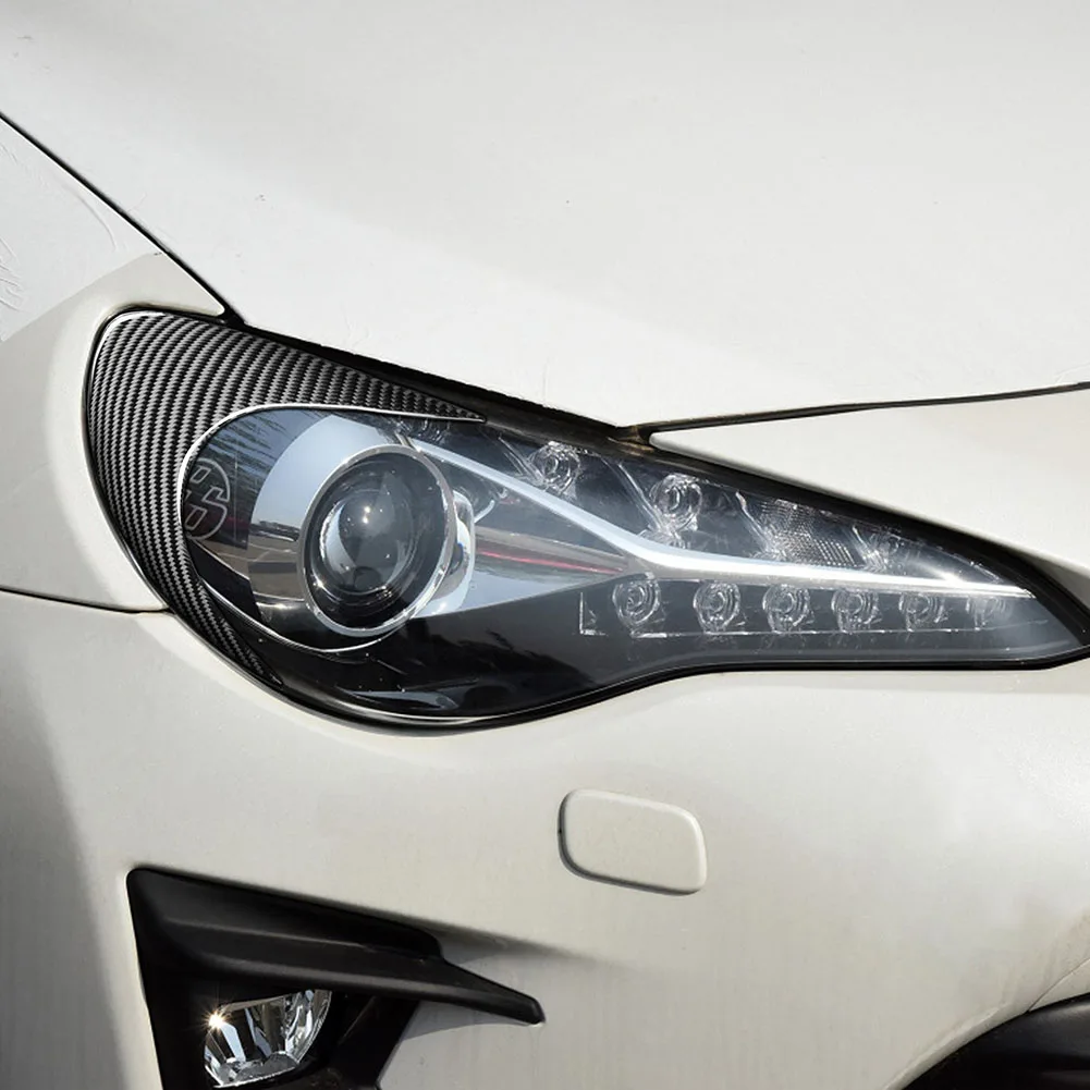 

Epoxy Carbon Fiber Headlight Eyelids Trim for Toyota GT 86 Subaru BRZ 12-16