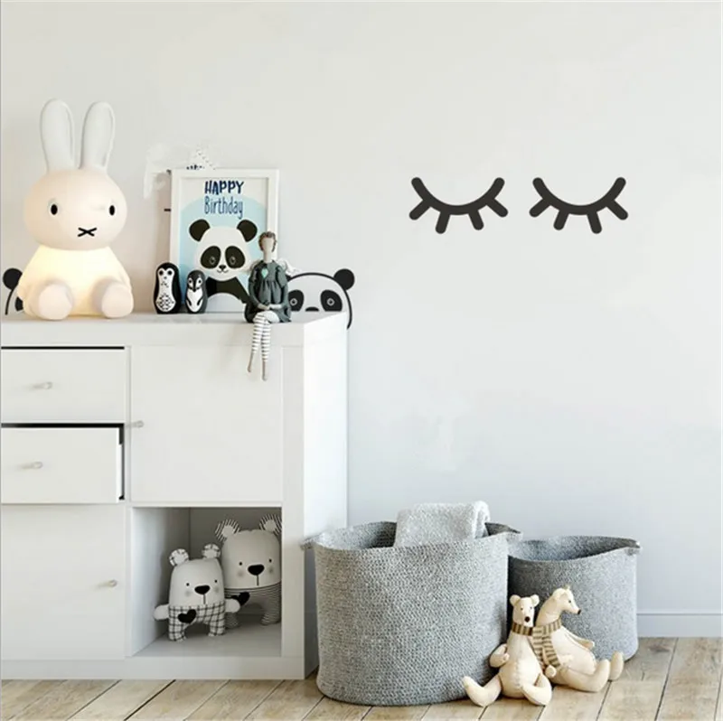 Красивая Настенная Наклейка для глаз украшение спальни гостиной домашняя