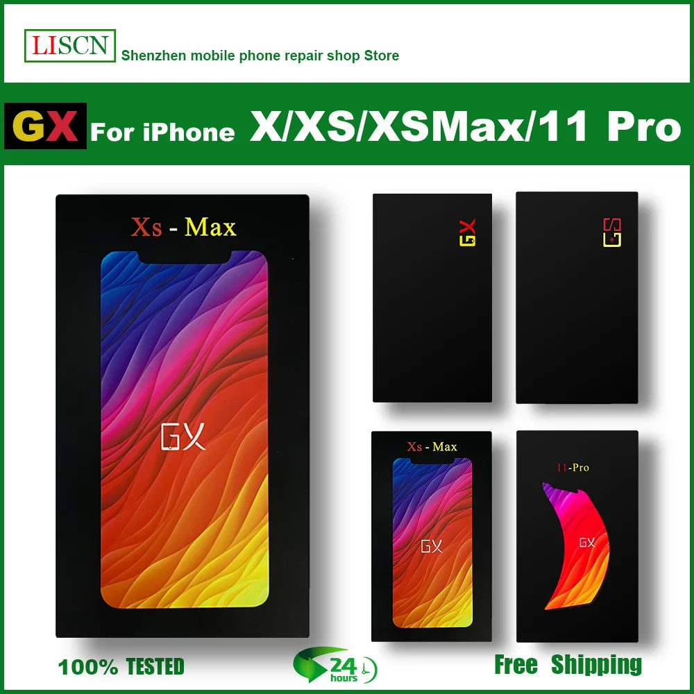 OLED LCD для iPhone x XS Max 11pro модуль дигитайзера протестированный сенсорный экран