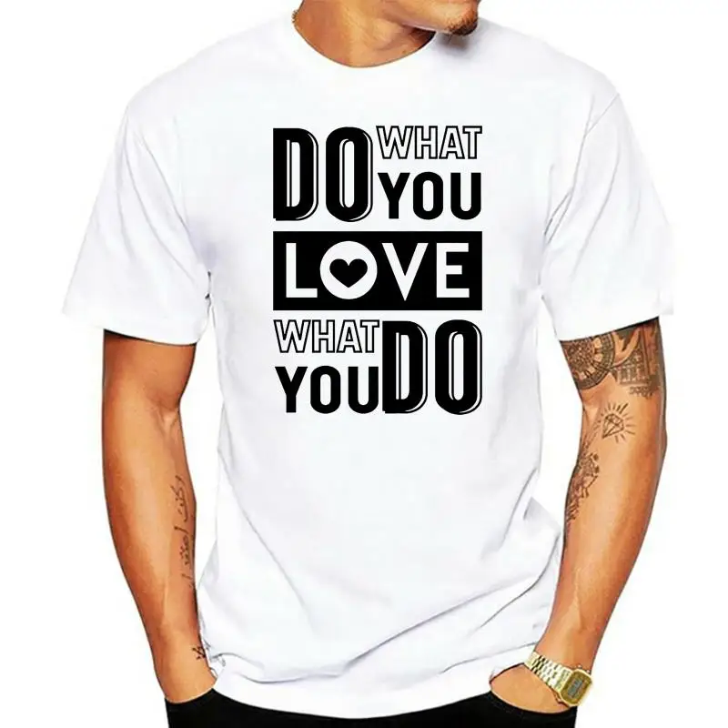 

Модная мужская футболка с надписью «Do What You Love»